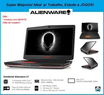 Comprar Notebook Top Gamer Alienware 17 120hz I7 Mxm Gtx 770m (leia)