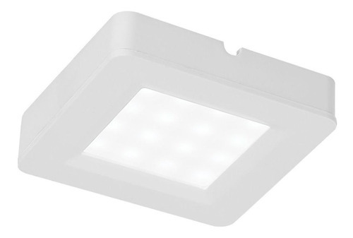 Spot Led 2w 3000k Branco Quente Sobrepor Quad Biv Eco 31415