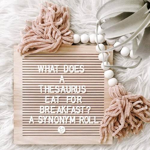 Quadro De Letras De Feltro, Quadro De Mensagens, Sinal De