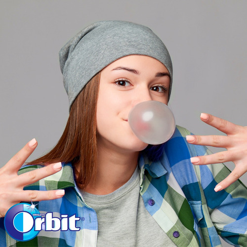 Imagen 5 de 7 de Orbit Chicle Sin Azúcar Sabor Menta Suave 10un