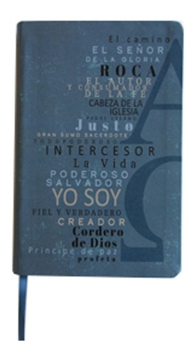 Biblia Rvr 1960 Letra Grande Tamaãâ±o Manual, Simil Piel Azul Alpha Omega Con Nombres De Dios / ..., De Reina Valera Revisada 1960. Editorial Origen, Tapa Blanda En Español