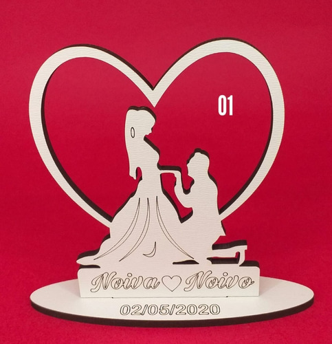 100 Lembrancinhas De Casamento Mdf  Decoração 9x10cm Branca