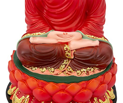 Estatua Buda Grande Meditando Sentado Hecha A Mano Zen.