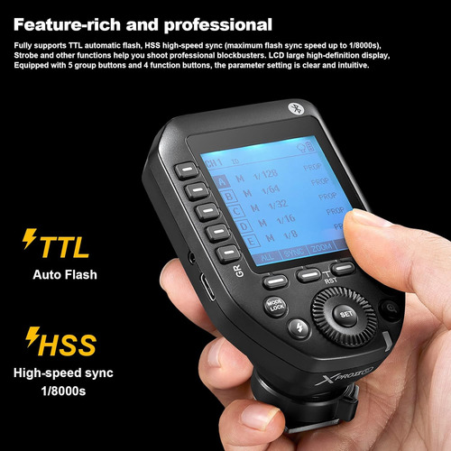 Transmisor Inalámbrico Xproii-c Ttl Para Flash Con Bluetooth