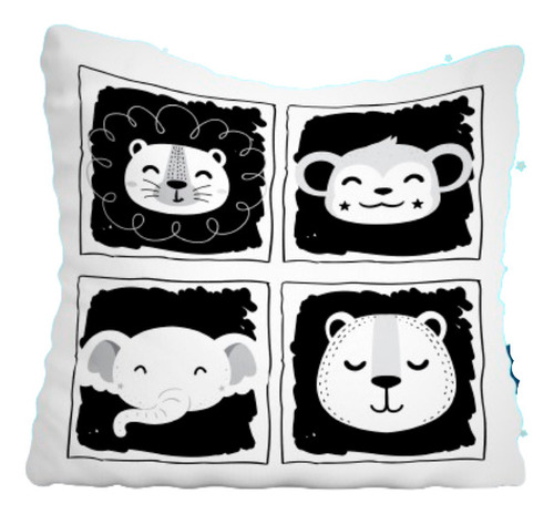 Souvenir 5 Almohadas  20x20cm Tiernos  Animalitos Tiernos