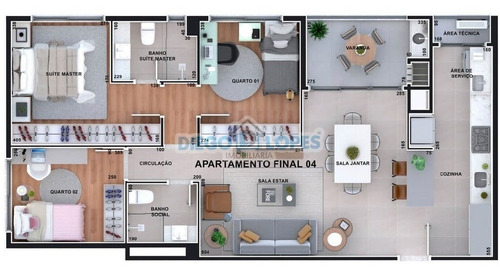 Imagem 13 de 15 de Apartamento Para Venda, 3 Dormitório(s), 89.51m² - 1941