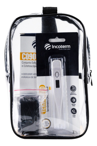 Kit Acadêmico Esfigmomanometro + Estetoscópio Simples