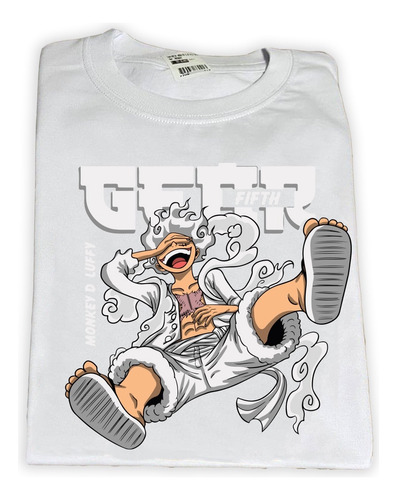 Camiseta Estampada  One Peace Gear Fifth Monkey D Luffy