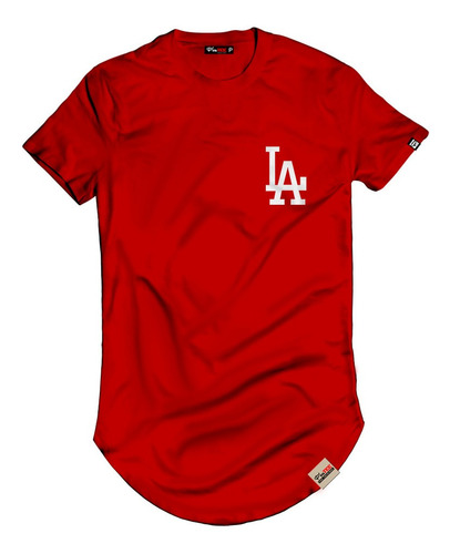 Imagem 5 de 10 de Camisa Camiseta Longline La Blusa Longa Manga Curta