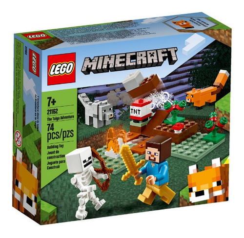 Imagem 1 de 4 de Lego Minecraft - A Aventura Em Taiga - 21162 - Lego