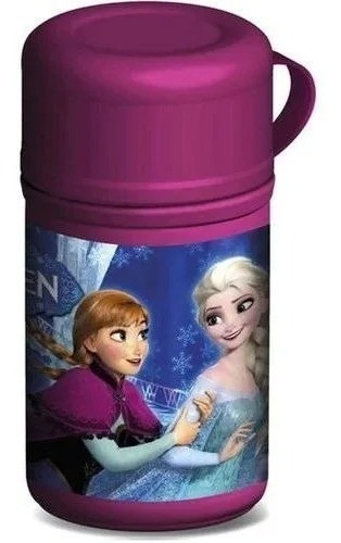 Garrafa Plástica Infantil Garrafinha Escolar Caneca Frozen