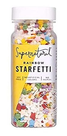 Rainbow Sprinkles Starfetti Por Supernatural, Sin Colorantes