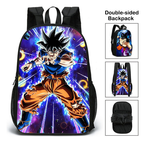 Mochila De Escuela Primaria Dragon Ball Son Goku Super Saiya