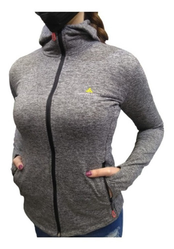 Campera Deportiva Dama Capucha Calyud Gs -6 Cuo