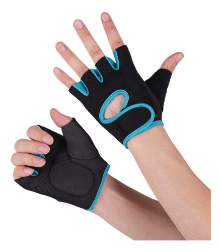 Guantes Gym Deportivos Gimnasio Pesas Resistente Spinning