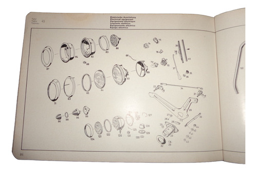 Mercedes Benz Type 190 Db 1959 Catalogo De Repuestos A (Usado)