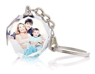 Llavero Cristal Led Personalizar Con Laser Recuerdo Regalo