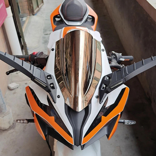 Espejo Retrovisor Ala 12v Para Yamaha R15 V3 V4 2017-2021