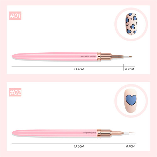 G Lápiz De Uñas Art Liner, Pincel Acrílico Uv, Herramienta
