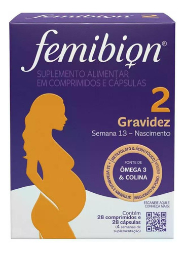 6 Cx Femibion Fase 2 De 28 Comprimidos E 28 Cápsulas Cada