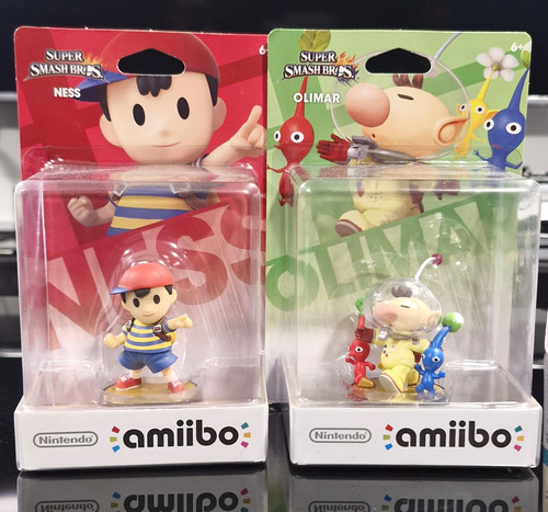 Amiibo Smash Bros - Ness Y Olimar - 1ra Edición -