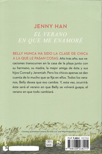 El Verano En Que Me Enamoré, De Han, Jenny. Editorial Booket, Tapa Blanda En Español, 2023