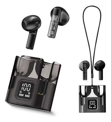 Audifonos True Wireless Earbuds G70 Impermeable Negro