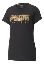 Comprar Polo Puma Mujer Performance Logo 522513 01 Negro