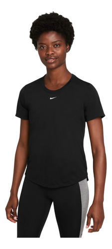 Polera Nike Drifit One Mujer Negro