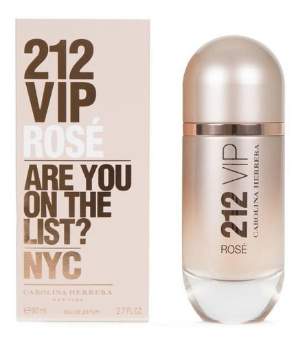 Perfume 212 Vip Rose De Carolina Herrera Para Dama