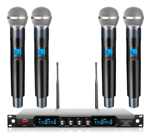 Inlambric Microphone System Innopow De 4 Canales, Cuádruple