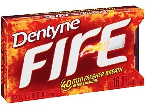 Chicle - Dentyne Fire Chicle Sin Azúcar Canela Picante