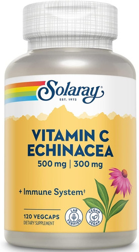 Vitamina C 120 Caps Veg  Solaray - Unidad a $1472