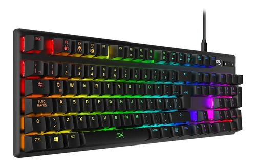 Imagen 2 de 8 de Teclado Hyperx Alloy Origins Rgb Mecánico