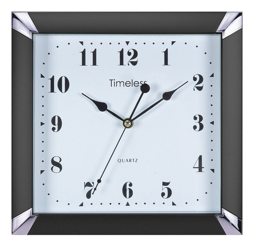 Reloj De Pared Cuarzo 26cm Cuadrado Excelente Calidad 