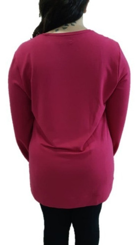 Blusa Moletom Mais Comprido Atras