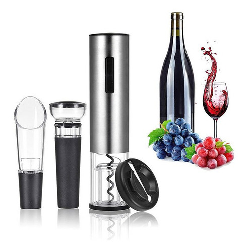 Destapador Sacacorchos De Vino Eléctrico Con Accesorios 