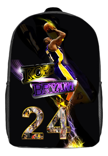 Mochila Vintage Para Adolescente Gran Jugador Baloncesto 8