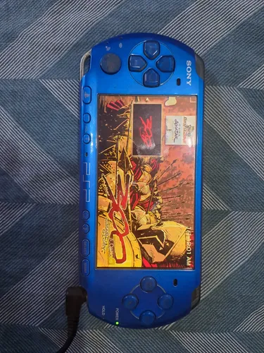 Console Sony Psp 3000 Azul Original Japonês + 8gb | MercadoLivre