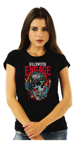 Polera Mujer Killswitch Engage Disarm The D Rock Abominatron