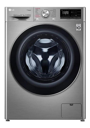 Lavasecadora automática LG Blanca WD12 inverter acero 12kg 120 V