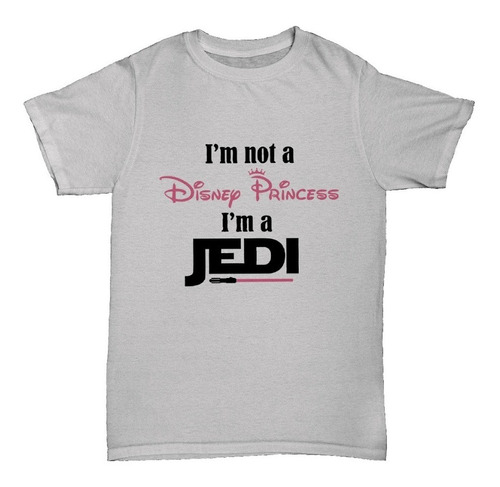 Playera Niña No Soy Una Disney Star Wars Jedi  Envío Gratis 