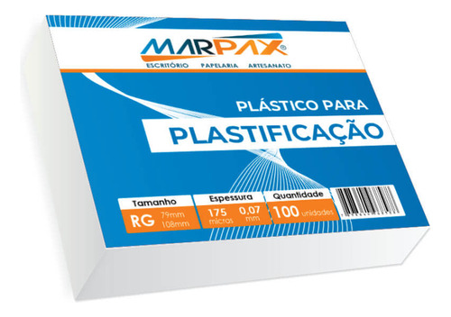 Polaseal Plástico Para Plastificação Rg 79x108x0,07mm 100un