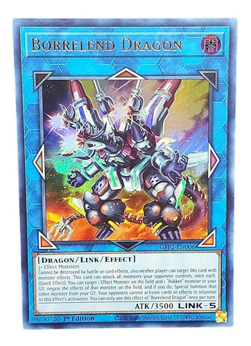 Borrelend Dragon Carta Yugioh! Ingles 