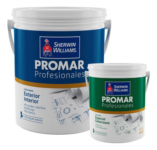 Pintura Sherwin Williams Promar Prof. Int/ext+cielorraso 24l