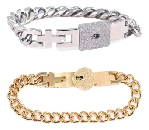 Pulsera Entrelazada Cuadrado Plata + Corazón Oro