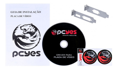 Imagem 6 de 6 de Placa De Video Pcyes Geforce Nvidia G210 1gb Ddr3 64 Bits