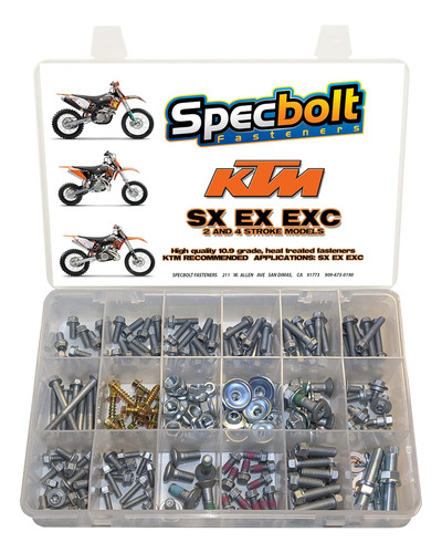 Kit De Pernos De Marca Specbolt De 250 Piezas Mantenimi...