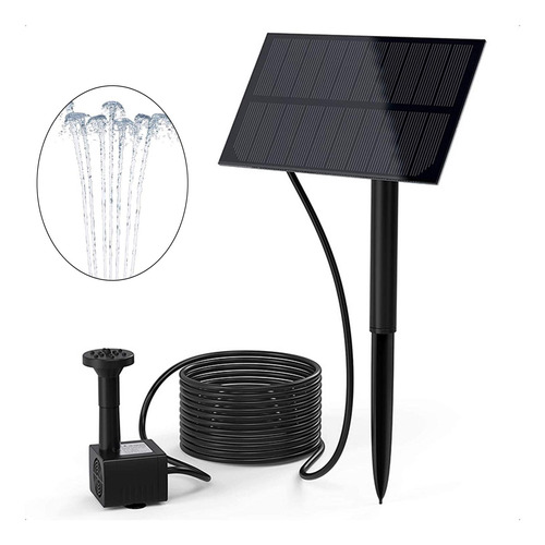Kit De Bomba De Fuente De Agua Solar Diy Con Estaca Para