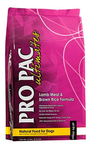 Propac Ultimates Lamb & Rice Fórmula 2,5 Kg